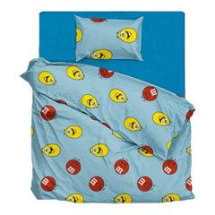 Комплект детского постельного белья M&M, односпальное 105x140 см, бязь Arabeska