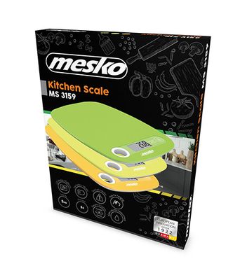Кухонные весы электронные Mesko MS 3159o