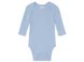 Бодик в рубчик Детская пижама из хлопка для мальчика 2шт комплект 6-2мес 74/80 Lupilu синий