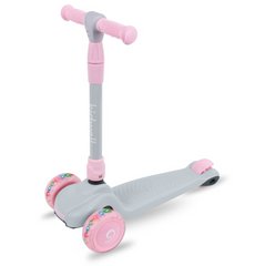 Самокат для балансування дитячий JAX Gray/Pink складна регульована ручка