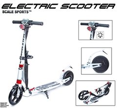 Электросамокат Scale Sports SS-02 White Led-фонарик!