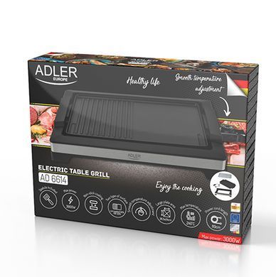 Електричний настільний гриль Adler AD 6614