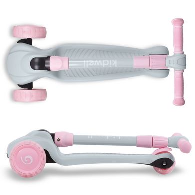 Самокат для балансировки детский JAX Gray/Pink складная регулируемая ручка