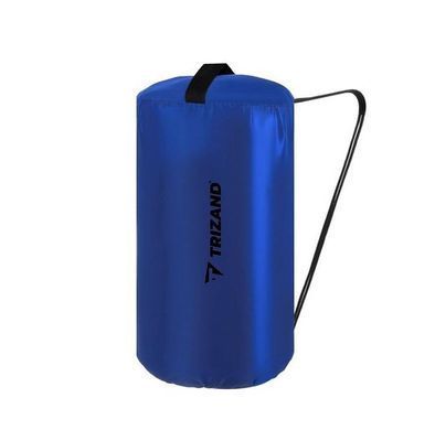 Спальный мешок одеяло с капюшоном Trizand S10249 200х75 см Сине-черный Туристический легкий спальник