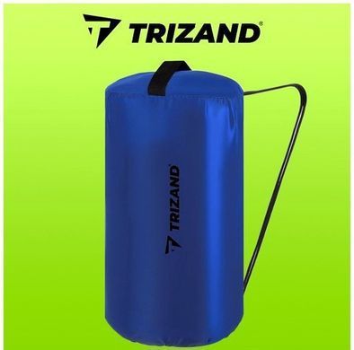 Спальный мешок одеяло с капюшоном Trizand S10249 200х75 см Сине-черный Туристический легкий спальник