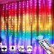 Штора світлодіодна гірлянда крапля роси Rainbow 3 х 3 метри з пультом від USB від ПАВЕРБАНКА