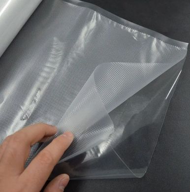 Пакеты для вакууматора рифленые в рулоне 20x500см гофрированные для вакуумного упаковщика.