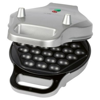 Вафельниця Clatronic WA 3772, 700 Вт, для бельгійських вафель, бульбашкова форма, антипригарне покриття, індикатор нагріву