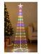 Штучна ялинка LED 180 см, 269 LED, теплий білий + RGB, 8 режимів, з пультом та захистом IP44