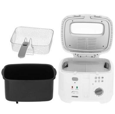 Фритюрница Mesko MS 4908 G, 2,5 л, 1800 Вт, регулировка температуры, съемный контейнер для масла