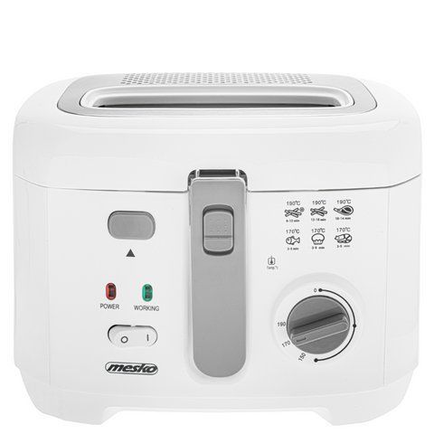 Фритюрниця Mesko MS 4908 G, 2,5 л, 1800 Вт, регулювання температури, знімний контейнер для олії