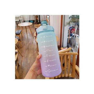 Спортивна пляшка для води об'ємом 2 літри, BOTTLE gym purple/navy