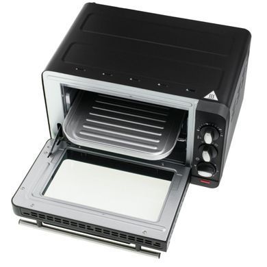 Електрична міні-духовка Adler AD 6029, 14 л, 1200 Вт, 100&ndash;230 &deg;C, таймер 60 хв, 3 режими, чорна