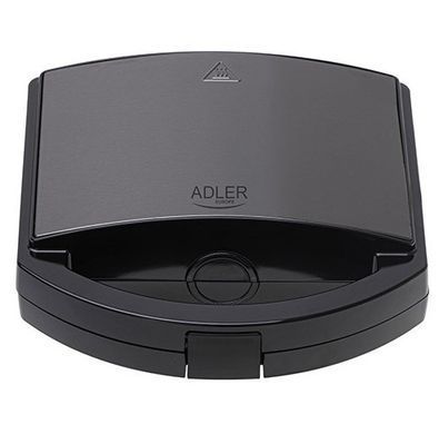 Контактний електричний гриль Adler AD 3068 1000 Вт, антипригарне покриття, компактний, вертикальне зберігання