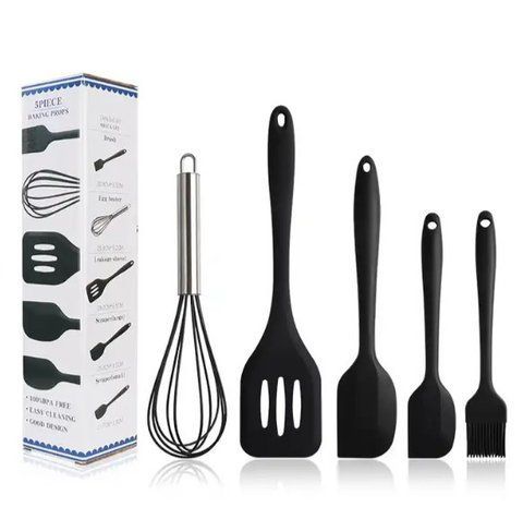 Набор кухонных принадлежностей kitchenWare 5 предметов, black