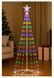 Штучна ялинка LED 180 см, 269 LED, теплий білий + RGB, 8 режимів, з пультом та захистом IP44