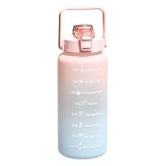 Спортивна пляшка для води об'ємом 2 літри, BOTTLE gym pink/navy