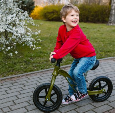 Беговел дитячий магнієвий велосипед Kidwell ROCKY KHAKI
