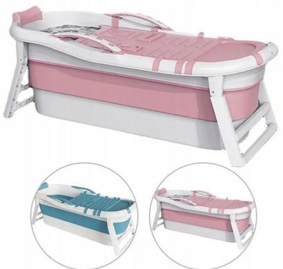 Силиконовая складная ванна Perfectlife 631191/BL141-01 Розовая