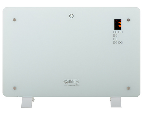 Обогреватель стеклянный конвектор с дистанционным управлением Camry CR 7721 LCD Польша