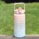 Спортивна пляшка для води об'ємом 2 літри, BOTTLE gym pink/navy