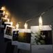 Светодиодная гирлянда прищепки для фото 10 led батарейка 2шт