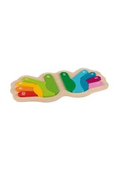 Дерев'яна іграшка-головоломка Монтессорі PlayTive різнобарвний