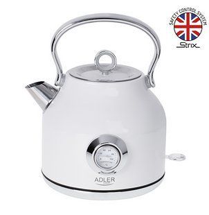 Електрочайник з термометром Adler AD 1346 White