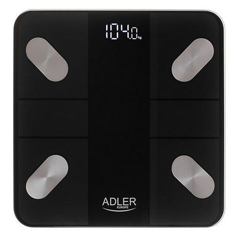 Фналитические весы для ванной комнаты Adler AD 8186 Black