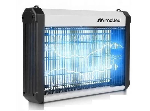 Знищувач комах Maltec MasterKiller 112544 16W електрична інсектицидна UV лампа від комарів та мух чорна