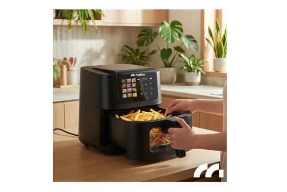 Аэрогриль мультипечь MalTec AirFryer2000W 8LB 8 л 2000 Вт с сенсорным управлением и 12 программами 114284
