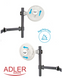 Вентилятор Adler AD 7317 з кліпсою + основа 15 см