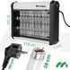 Знищувач комах Maltec MasterKiller 112544 16W електрична інсектицидна UV лампа від комарів та мух чорна