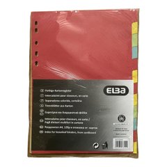 Розділювачі для документів А4 12 шт Elba кольоровий CO-550097
