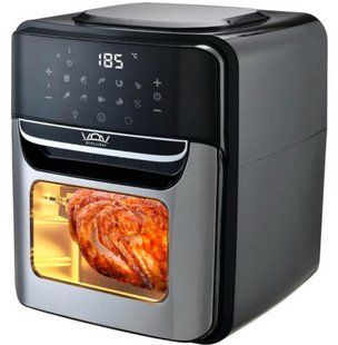 Аерофритюрниця дегідратор 2в1 на 12л VOV KITCHEN VAF 1005