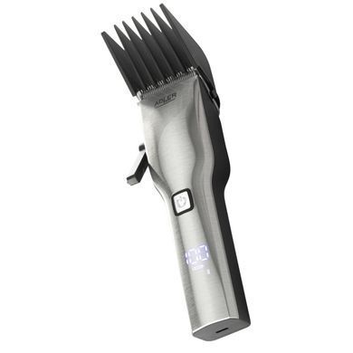Машинка для стрижки Adler AD 2850 аккумуляторная с дисплеем 8 насадок от 0.8 до 25 мм