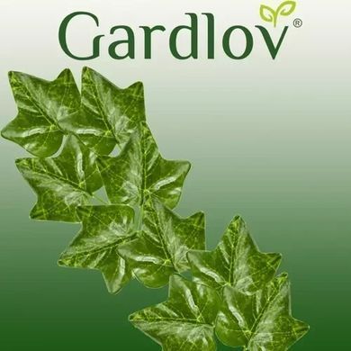 Штучний плющ-гірлянда Gardlov 19732 &mdash; 6,3 м, 3 лози, зелений, декор для дому, саду та балкона