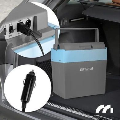 Автомобильный холодильник Maltec Sunwaal MasterCold-30L 30 л 12-230 В с функцией охлаждения и подогрева серо-синий