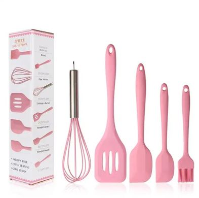 Набор кухонных принадлежностей kitchenWare 5 предметов, pink