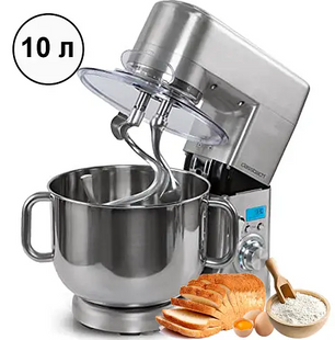 Миксер тестомисс металлический корпус планетарный Profi Cook PC-KM 1096 чаша 10 л с таймером