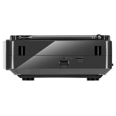 Радиоприемник портативный SVEN SRP-525 Grey FM/AM/SW, радио с USB, microSD, аккумулятором, фонариком и питанием 220 В