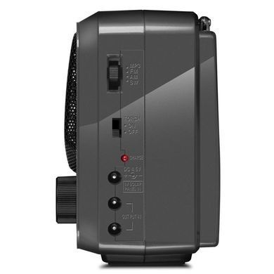 Радиоприемник портативный SVEN SRP-525 Grey FM/AM/SW, радио с USB, microSD, аккумулятором, фонариком и питанием 220 В