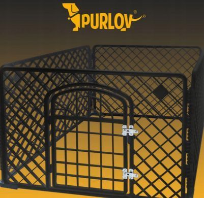 Безопасный манеж для животных 90х90х60см Purlov - комфорт и защита