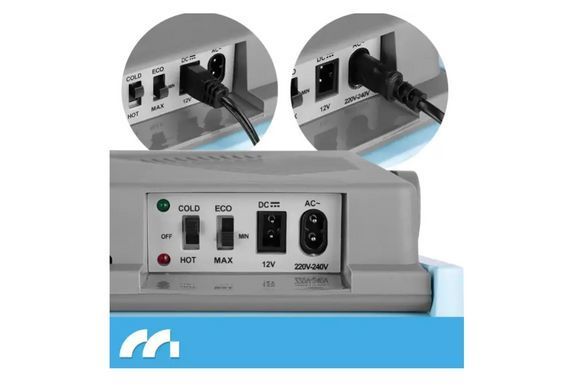 Автомобільний холодильник Maltec MasterCold-25L 25 л 12-220 В з функцією охолодження та підігріву сіро-синій