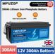 Аккумулятор MFUZOP LiFePO4 12,8V 300Ah 3,84 кВт&middot;ч с BMS, 6000 циклов, IP65, для ИБП, инвертора и солнечных систем
