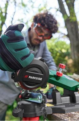 Станок для заточки цепей бензопилы Parkside PEKSG 85 D4, 85 Вт, электрический станок для заточки пильных цепей