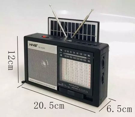 Радиоприемник с USB SD TF Mp3-плеером фонариком с Solar панелью