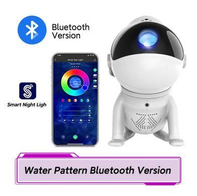 Проектор лазерный Космический пес с музыкой, 21 цвет, с Bluetooth, Remote, App Control, Wi-Fi