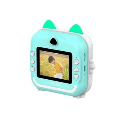 Дитячий цифровий фотоапарат моментального друку Котик Mint oldbro Kids