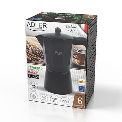 Кавоварка гейзерна Adler AD 4421, 320 мл